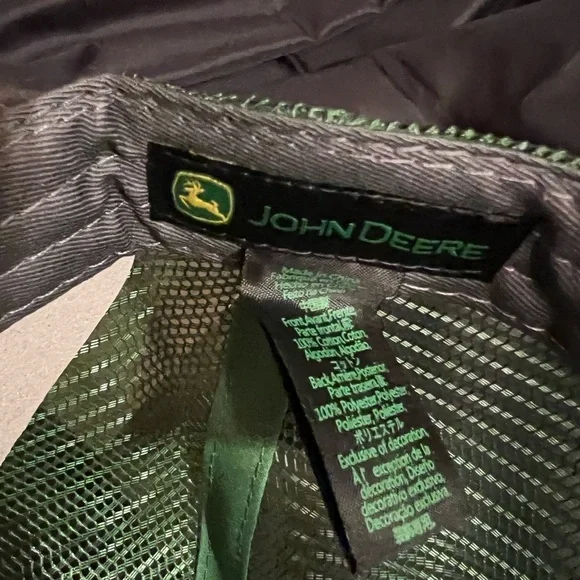 John Deere TriGreen Equipment Gray and Green Cap NWT - Picture 8 of 9